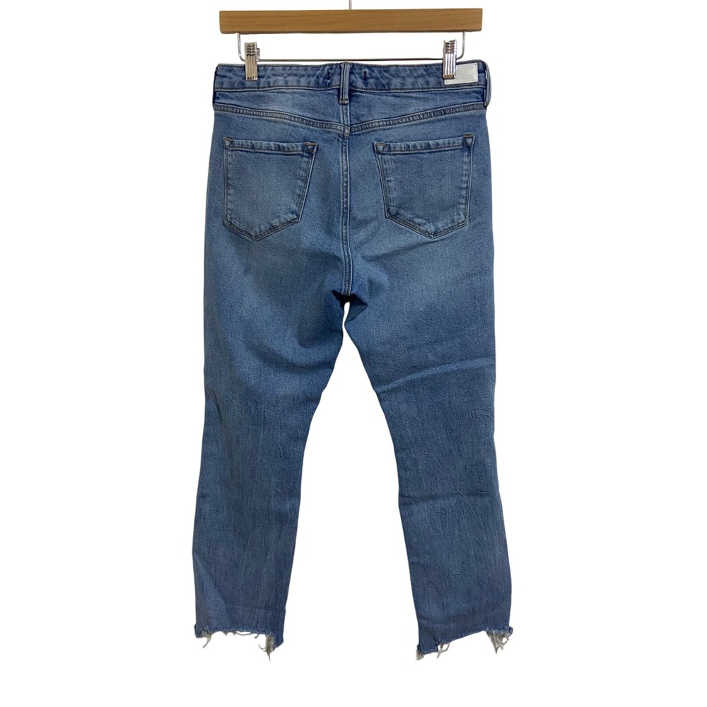 Dear John Jeans Women's Mid Rise Distressed Light Wash Denim Frayed Hem Size 29 - Picture 2 of 9